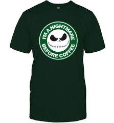 Starbucks Inspired Jack Skellington Coffee I'm A Nightmare Before Coffee Men's T-Shirt - NFLFanGift