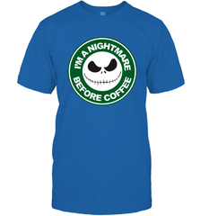 Starbucks Inspired Jack Skellington Coffee I'm A Nightmare Before Coffee Men's T-Shirt - NFLFanGift