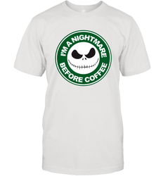 Starbucks Inspired Jack Skellington Coffee I'm A Nightmare Before Coffee Men's T-Shirt - NFLFanGift