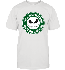 Starbucks Inspired Jack Skellington Coffee I'm A Nightmare Before Coffee Men's T-Shirt - NFLFanGift