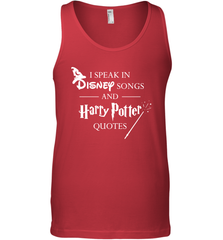 I Speak In Disney Songs And Harry Potter Quotes Tank Top - NFLFanGift