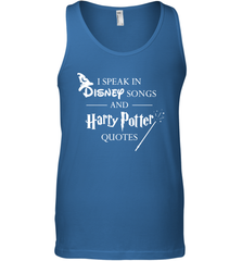 I Speak In Disney Songs And Harry Potter Quotes Tank Top - NFLFanGift