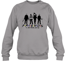 Horror Friends Jason Voorhees Freddy Krueger Texas Chain Saw Michael Myers Shirt Crewneck Sweatshirt - NFLFanGift