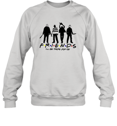 Horror Friends Jason Voorhees Freddy Krueger Texas Chain Saw Michael Myers Shirt Crewneck Sweatshirt - NFLFanGift