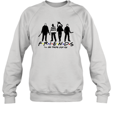 Horror Friends Jason Voorhees Freddy Krueger Texas Chain Saw Michael Myers Shirt Crewneck Sweatshirt - NFLFanGift