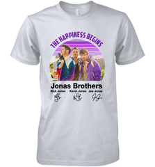 Signatures The Happiness Begins Jonas Brothers Shirt Men's Premium T-Shirt - NFLFanGift
