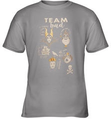 Disney Villains Night Team Bad FUnny Halloween Maleficent Witch Costume Youth T-Shirt - NFLFanGift