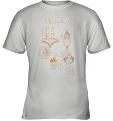 Disney Villains Night Team Bad FUnny Halloween Maleficent Witch Costume Youth T-Shirt - NFLFanGift