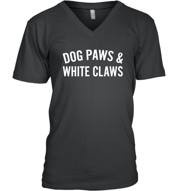 Dog Paws And White Claws 1 Men's Vneck - NFLFanGift