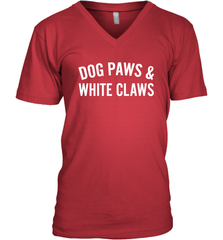 Dog Paws And White Claws 1 Men's Vneck - NFLFanGift