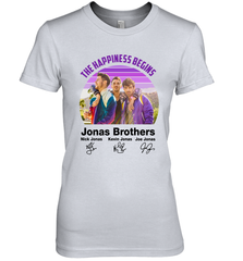 Signatures The Happiness Begins Jonas Brothers Shirt Women's The Boyfriend Tee - NFLFanGift