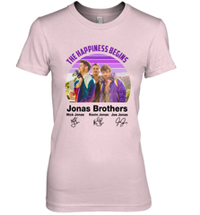 Signatures The Happiness Begins Jonas Brothers Shirt Women's The Boyfriend Tee - NFLFanGift