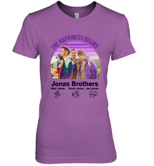 Signatures The Happiness Begins Jonas Brothers Shirt Women's The Boyfriend Tee - NFLFanGift