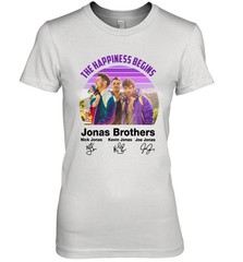 Signatures The Happiness Begins Jonas Brothers Shirt Women's The Boyfriend Tee - NFLFanGift