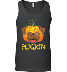 Funny Pugkin Pug Pumpkin Halloween Tank Top - NFLFanGift