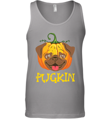 Funny Pugkin Pug Pumpkin Halloween Tank Top - NFLFanGift