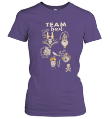 Disney Villains Night Team Bad FUnny Halloween Maleficent Witch Costume Women's T-Shirt - NFLFanGift