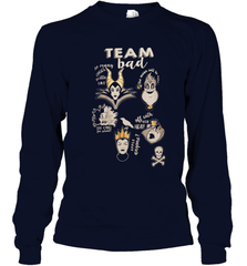 Disney Villains Night Team Bad FUnny Halloween Maleficent Witch Costume Youth Long Sleeve T-Shirt - NFLFanGift
