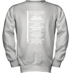 Stella Taylor Swift Black Tee With Tracklist Youth Sweatshirt - NFLFanGift