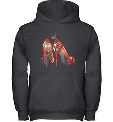 NFLTampa Bay Buccaneers High Heel Butterfly Rhinestone Tide Youth Hoodie - NFLFanGift