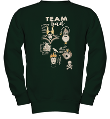 Disney Villains Night Team Bad FUnny Halloween Maleficent Witch Costume Youth Sweatshirt - NFLFanGift