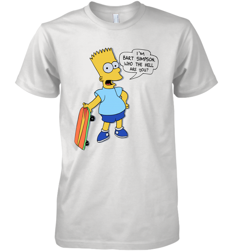 The Great Bart Simpson Who The Hell Are You School Ban of 1990 Shirt Men's Premium T-Shirt - NFLFanGift