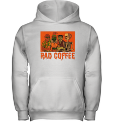 Rad Coffee Halloween Youth Hoodie - NFLFanGift