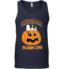 Don't Bother Me In Candy Coma Funny Snoopy Pumpkin Halloween Tank Top - NFLFanGift