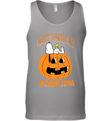 Don't Bother Me In Candy Coma Funny Snoopy Pumpkin Halloween Tank Top - NFLFanGift