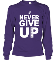 Never Give Up Youth Long Sleeve T-Shirt - NFLFanGift