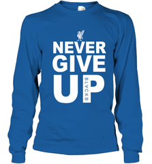 Never Give Up Youth Long Sleeve T-Shirt - NFLFanGift