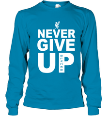 Never Give Up Youth Long Sleeve T-Shirt - NFLFanGift