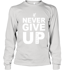Never Give Up Youth Long Sleeve T-Shirt - NFLFanGift