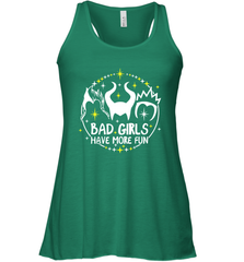Bad Girls Have More Fun Halloween Maleficent Witch Costume Racerback Tank - NFLFanGift