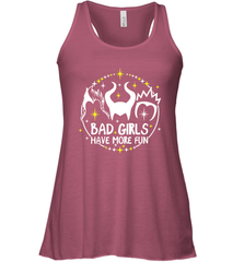 Bad Girls Have More Fun Halloween Maleficent Witch Costume Racerback Tank - NFLFanGift