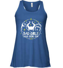 Bad Girls Have More Fun Halloween Maleficent Witch Costume Racerback Tank - NFLFanGift