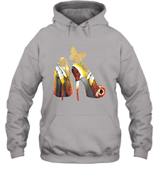 Washington Redskins High Heel Butterfly Rhinestone Tide Hoodie - NFLFanGift