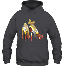 Washington Redskins High Heel Butterfly Rhinestone Tide Hoodie - NFLFanGift