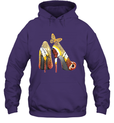 Washington Redskins High Heel Butterfly Rhinestone Tide Hoodie - NFLFanGift