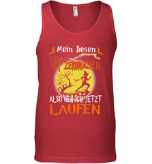 Mein Besen ist zerbrochen also geh ich jetzt Laufen Halloween Tank Top - NFLFanGift