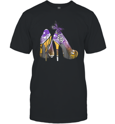 NFL Minnesota Vikings High Heel Butterfly Rhinestone Tide Men's T-Shirt - NFLFanGift