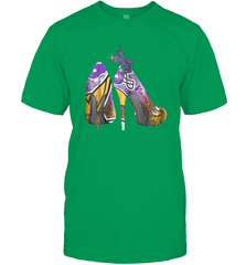 NFL Minnesota Vikings High Heel Butterfly Rhinestone Tide Men's T-Shirt - NFLFanGift