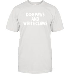Dog Paws And White Claws Men's T-Shirt - NFLFanGift