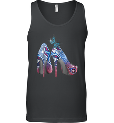 NFL TEnnessee Titans High Heel Butterfly Rhinestone Tide Tank Top - NFLFanGift