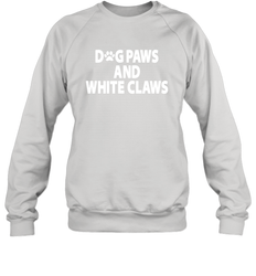 Dog Paws And White Claws Crewneck Sweatshirt - NFLFanGift