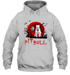 Halloween Stephen king IT Pitbull Moon Shadow shirt Hoodie - NFLFanGift
