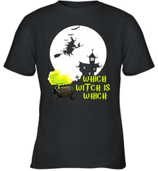 Which Witch Is Witches Halloween Costume Halloween Witches Teacher Youth T-Shirt - NFLFanGift