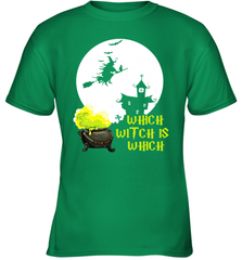 Which Witch Is Witches Halloween Costume Halloween Witches Teacher Youth T-Shirt - NFLFanGift
