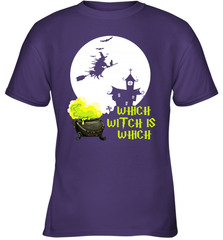Which Witch Is Witches Halloween Costume Halloween Witches Teacher Youth T-Shirt - NFLFanGift