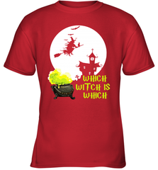 Which Witch Is Witches Halloween Costume Halloween Witches Teacher Youth T-Shirt - NFLFanGift